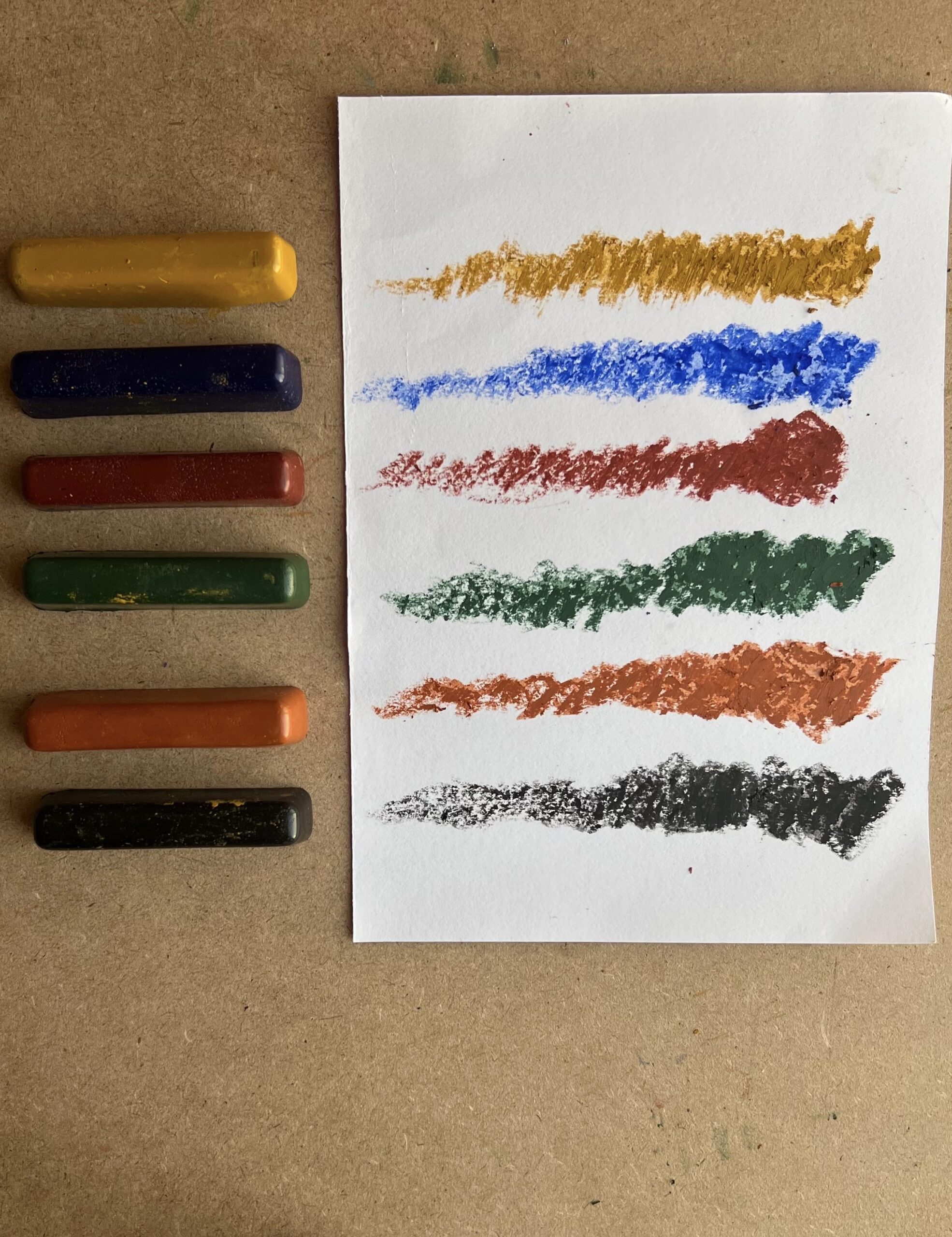 Handmade Non-Toxic Natural Oil pastels